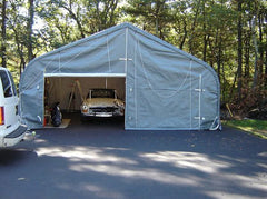 Rhino Shelter Instant Garage (Peak Style) 22’W x 24’L x 12’H - GA222412H