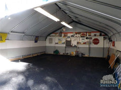 Rhino Shelter Instant Garage (Peak Style) 22’W x 24’L x 12’H - GA222412H