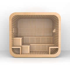 SAUNAONES™ Square Sauna Minimalist Refresh 1