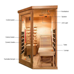 SAUNAONES™ Far Infrared Indoor Harmony Sauna Room