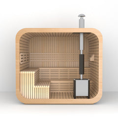 SAUNAONES™ Square Sauna Minimalist Refresh 1