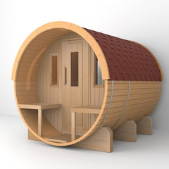 SAUNAONES™ Barrel Sauna Serenity Nature Air 1