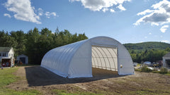 Rhino Shelter Portable Building (Round Style) 30’W x 40’L x 15’H – TR304015WHD