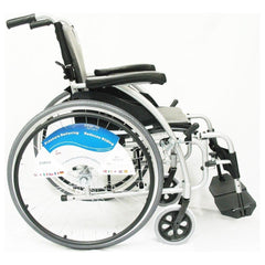 Karman Healthcare S-Ergo Folding Lightweight Ergonomic Wheelchair with Quick Release Axles