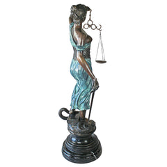 Design Toscano - Themis, Blind Justice Cast Bronze Statue: Giant - AA5075