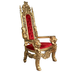 Design Toscano - Golden Lord Raffles Lion Throne Chair - AF1282