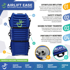 MobilePatientLift Airlift Ease Inflatable Stretcher - MP-P06