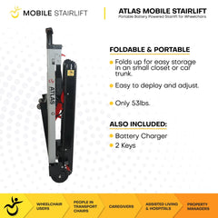 MobileStairLift Atlas Stair Climbing Wheelchair Lift - ATLS