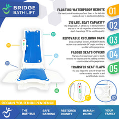 MobilePatientLift Bridge Bath Lift - MP-P01