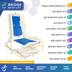 MobilePatientLift Bridge Bath Lift - MP-P01