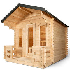 Dundalk LeisureCraft Georgian Cabin Sauna with Porch - CTC88PW