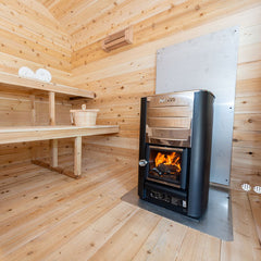 Dundalk LeisureCraft Georgian Cabin Sauna with Porch - CTC88PW