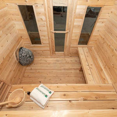 Dundalk LeisureCraft Georgian Cabin Sauna with Porch - CTC88PW