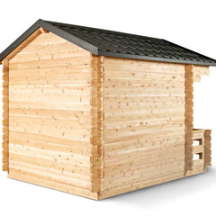 Dundalk LeisureCraft Georgian Cabin Sauna with Porch - CTC88PW