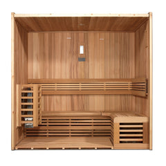 SAUNAONES™ 3 PERSON TRADITIONAL STEAM SAUNA MODERN RELAX 2