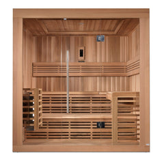 SAUNAONES™ 6 PERSON TRADITIONAL STEAM SAUNA MODERN RELAX 3