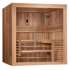 SAUNAONES™ 6 PERSON TRADITIONAL STEAM SAUNA MODERN RELAX 3