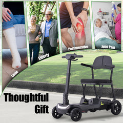HK Easy Travelling ES02 Lightweight Folding Mobility Scooter – Portable & Travel-Friendly