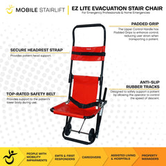 MobileStairLift EZ LITE Evacuation Chair - EVCH-L