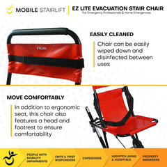 MobileStairLift EZ LITE Evacuation Chair - EVCH-L