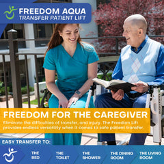 MobilePatientLift Freedom Aqua Patient Transfer Lift - FCOM-02