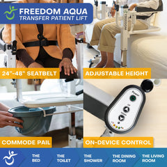 MobilePatientLift Freedom Aqua Patient Transfer Lift - FCOM-02