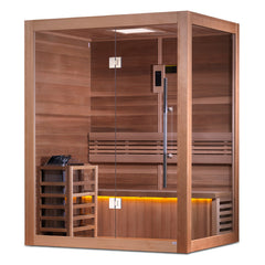 SAUNAONES™ 2-3 Person Traditional Steam Sauna Modern Relax 4