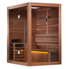 SAUNAONES™ 2-3 Person Traditional Steam Sauna Modern Relax 4