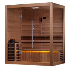 SAUNAONES™ 3-4 Person Traditional Steam Sauna Modern Relax 5