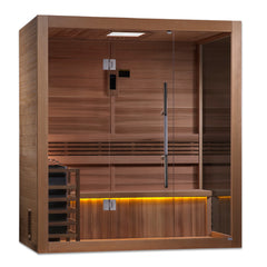 SAUNAONES™ 3-4 Person Traditional Steam Sauna Modern Relax 5