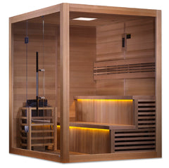 SAUNAONES™ 4-6 Person Traditional Steam Sauna Modern Relax 6