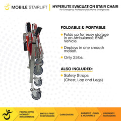 MobileStairLift HyperLite Stair Chair - MS-P01