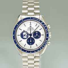 2022 Papers Omega Speedmaster 42mm Silver Snoopy Award 50th Anniversary 310.32.42.50.02.001 Box