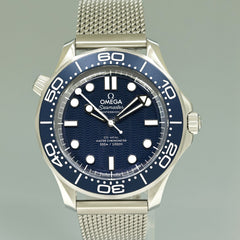 2024 NEW PAPERS Omega Seamaster 210.304.220.03.002 Blue James Bond 42mm Watch