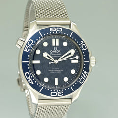 2024 NEW PAPERS Omega Seamaster 210.304.220.03.002 Blue James Bond 42mm Watch