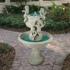 Design Toscano - Cherubs at Play Sculptural Fountain - JY1968