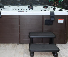 Canadian Spa Company Universal Spa Steps - Black - KF-10061