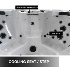 Canadian Spa Company Erie SE GL 6-Person 46-Jet Hot Tub - KH-10104