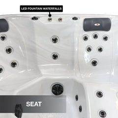 Canadian Spa Company Cambridge 6-Person 34-Jet Hot Tub - KH-10141