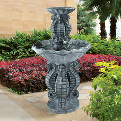 Design Toscano - Spirit of the Ocean Two-Tier Seahorse Fountain - KY2096