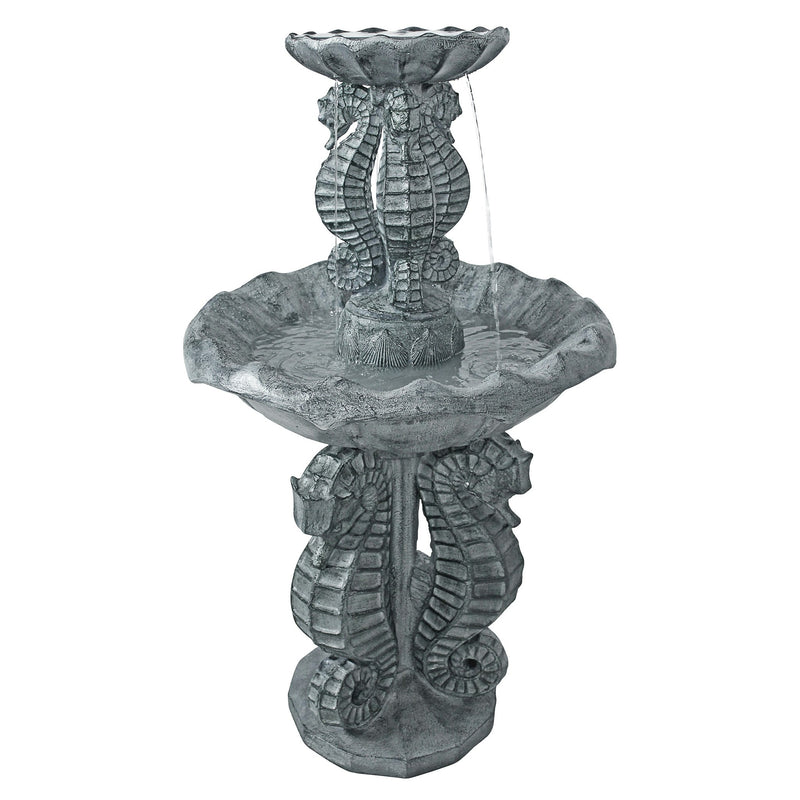 Design Toscano - Spirit of the Ocean Two-Tier Seahorse Fountain - KY2096