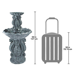 Design Toscano - Spirit of the Ocean Two-Tier Seahorse Fountain - KY2096