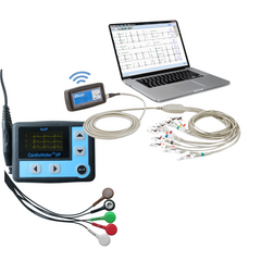 Nasiff CardioCard MiniSuite System - Resting ECG & Holter Combo CardioResting™ ECG and CardioHolter (Bluetooth Available) EMR Connectivity