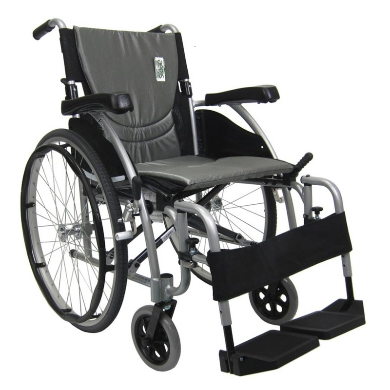 Karman Healthcare Ergo S-115F18 Ultra Light Wheelchair with Quick Release MAG Wheels