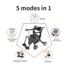 Mijo MR01 Multifunctional Lightweight Electric Wheelchair Rollator