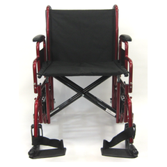 Karman Healthcare Deluxe Bariatric Transport Wheelchair - 450 lbs Cap