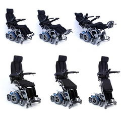 Karman Healthcare XO-505 Fully Powered Standing Wheelchair with Power Recline & Power Legrest