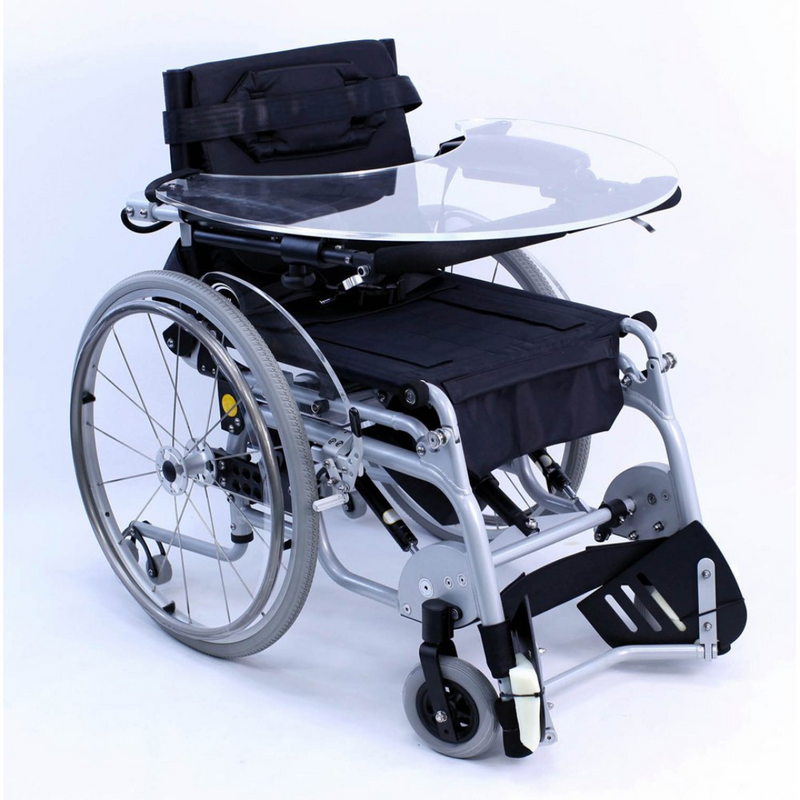 Karman Healthcare XO-101-TB Lightweight Manual Power Standing Wheelchairs with Tray