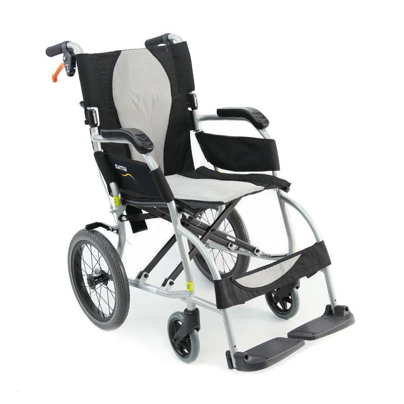 Karman Healthcare Ergolite Ultra Lightweight Transport Chair with Large 14