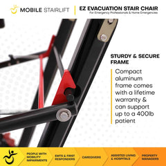 MobileStairLift EZ Evacuation Stair Chair - EVCH